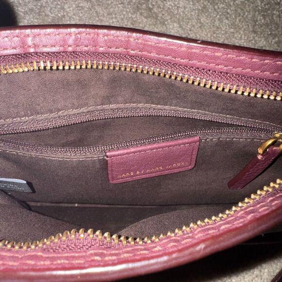 Marc Jacobs 'Take Your Marc - Percy' Crossbody Bag - Burgundy / Wine - Pre-Owned - Picture 15 of 16
